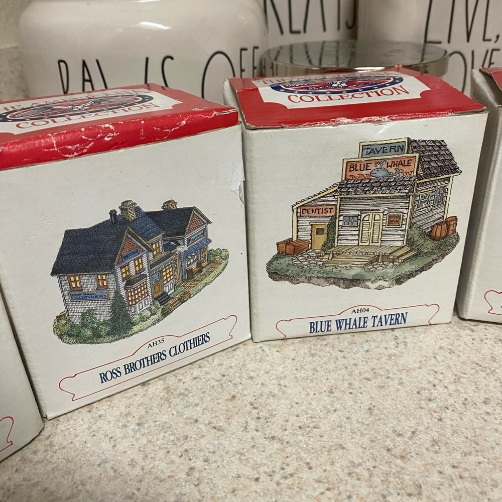 Liberty Falls Americana Houses Lot of 6 Porcelain Buildings w Boxes - Picture 9 of 10